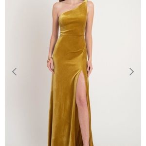 Jenny Yoo Cybill Dress in Marigold